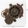 Magic  Collection~Mechanical Steampunk Astrolabe Star Tracker Wall Clock 17 Inch