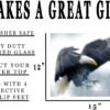 Magic  Collection~American Bald Eagle Flying Kitchen Glass Cutting Board Patriotic Decorative Gift Design