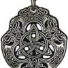 Soloman Pentant~Pewter Eagle Celtic Knot Triquerta Trinity Knotwork Pendant
