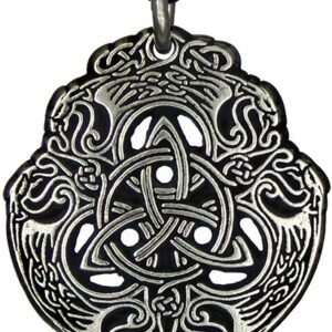 Soloman Pentant~Pewter Eagle Celtic Knot Triquerta Trinity Knotwork Pendant