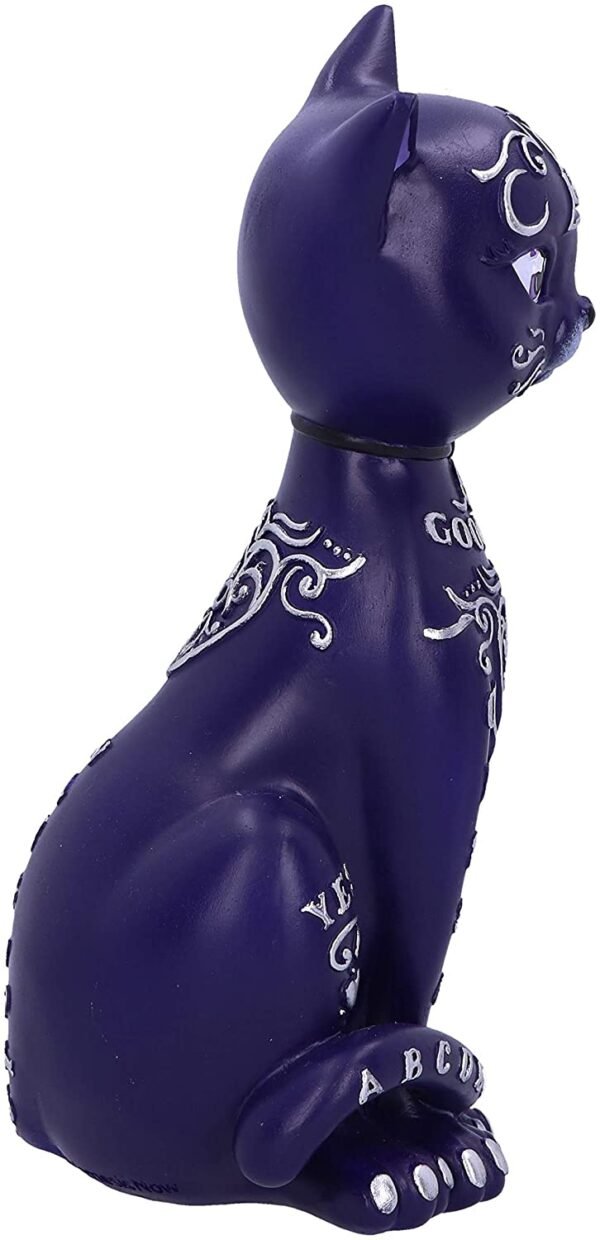 Magicun N.Giftware~Purple Mystic Kitty 26cm Ouija Cat Figurine