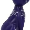Dark Collection~Purple Mystic Kitty 26cm Ouija Cat Figurine