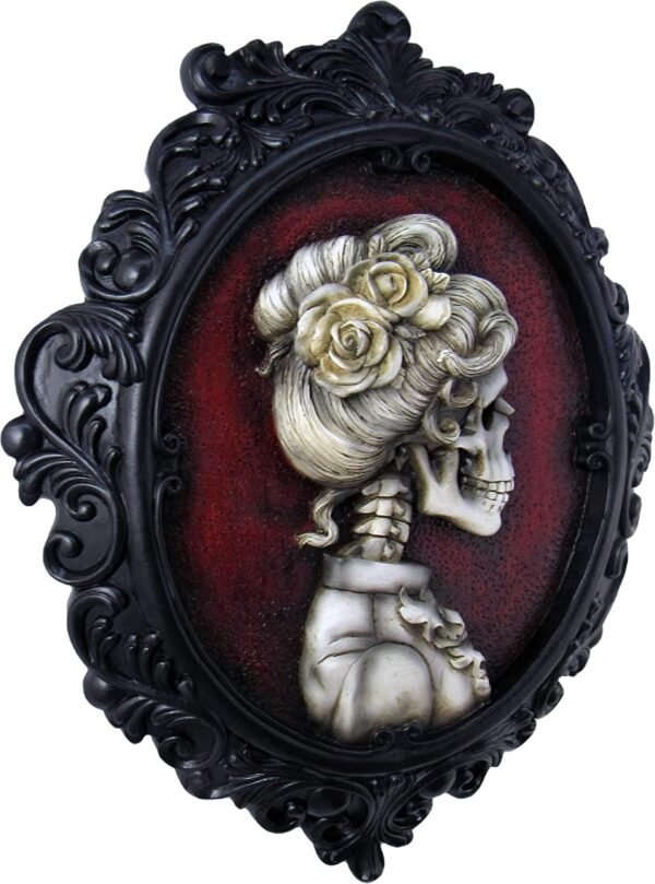 Magic  Collection~World of Wonders Victorian Gothic Collection Cameo Madam Morticia Gothic Wall Sculptures | Halloween Decorations | Hallway Wall Art | Fall Decorations for Home | Spooky Decor -13.75"
