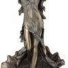Magicun  Collection~11.5 Inch Aphrodite Rising from The Sea Greek Roman Goddess Antique Bronze Finish Statue