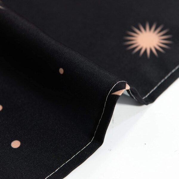 Zodiac Constellation Fabric Shower Curtain, Blush Sun and Moon Phrase Bathroom Shower Curtain Sets