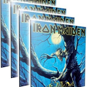 Magicun N.Giftware~, Black Iron Maiden Fear of The Dark Crystal Clear Picture 32cm, MDF and Resin