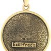 Moonlight Mysteries Bronze Ezili Freda Voodoo Loa Veve Symbol Pendant Necklace