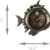Magic  Collection~Steampunk Style Fish Submarine Wall Clock