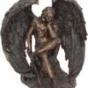 Light Collection~Lucifer The Fallen Angel Figurine 16.5cm Bronze