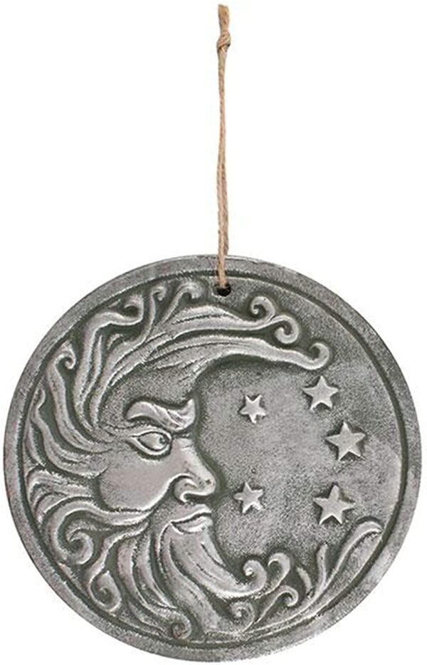 Spirit of Equinox Silver Effect Moon Plaque