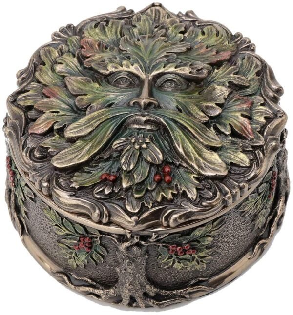 Light Collection~C4959R0 Father of The Forest Tree Spirit Man Box, Brown and Green, One Size