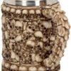 Dark Collection~Skull Pit Tankard Mug 16.2cm Ivory