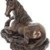 Nemesis Now Recumbent Unicorn 23.5cm Figurine, Resin, Bronze