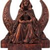 Magicun Altar~Dryad Design Moon Goddess Statue Wood Finish