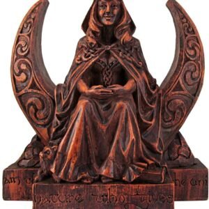71HTGuTq_2BJL._AC_SL1124 Magicun Altar~Dryad Design Moon Goddess Statue Wood Finish