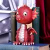 Fantasy Collection~ U4924R0 Bobflame Red Dragon Bobble Head Figurine, Polyresin, 16cm