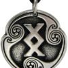 Soloman Pentant~Ingwaz Inguz Rune of Completion Pendant Necklace
