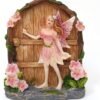 Spirit of Equinox Beautiful Miniature Sparkle Fairy Doors Home and Garden Ornament (Violet)