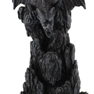 Nemesis Now Dragon Tower Incense Burner 24.5cm Black, Resin, 20cm