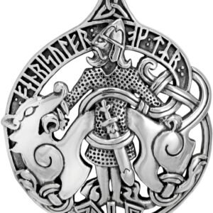 Sterling Silver Norse God Tyr Pendant