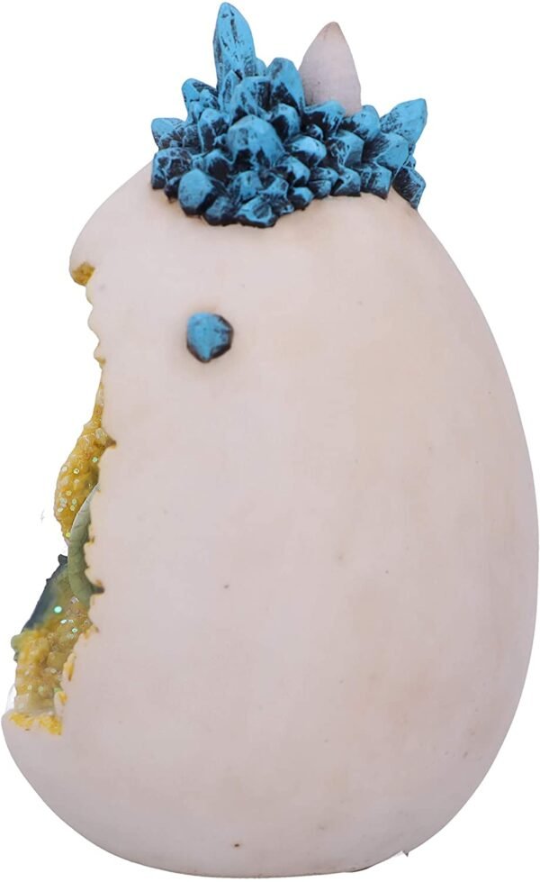 Fantasy Collection~ Hatchling Glory Dragon Backflow Incense Cone Burner, Green/Purple, 17cm