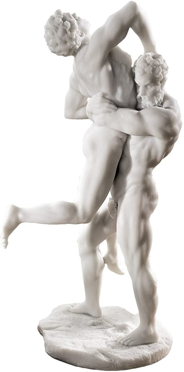 Magic  Collection~Design Toscano WU74741 Farnese Hercules Roman God Statue, 10 Inch, Bonded Marble Polyresin, White