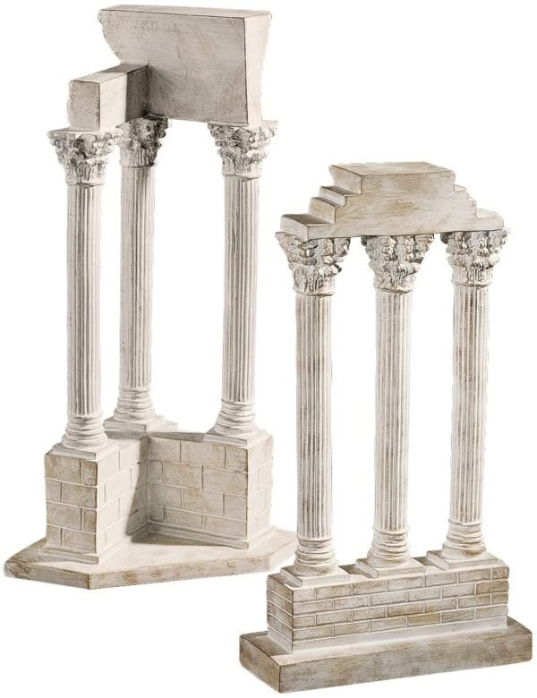 Magic  Collection~Design Toscano AH922818 Roman Forum Columns Set in Stone,antique stone