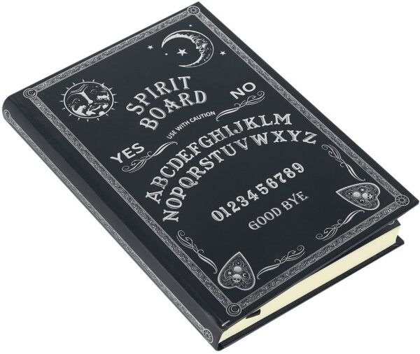 Wiccan Collection~Embossed Journal Black and White Spirit Board 17cm, Coated, Wood Free Paper