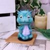 Fantasy Collection~ Bobzilla Dragon Bobblehead 10.5cm Blue, Resin, One Size