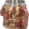 Steampunk Collection~Steaming Tankard Mug 13cm Bronze