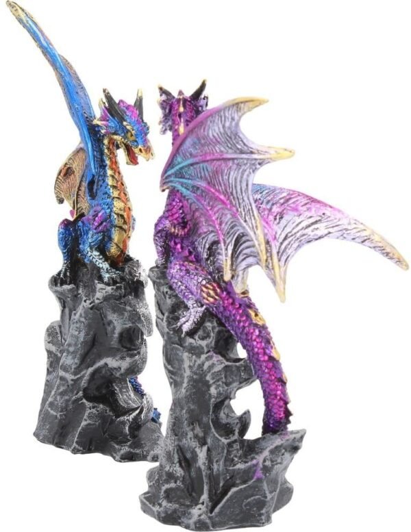 Magicun N.Giftware~Realm Protectors (Set of Two) Figurine 15cm Purple