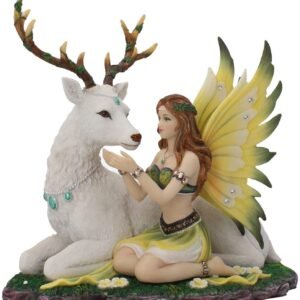 Fantasy Collection~ D4030K8 Adoration Figurine 23.5cm White, Resin, One Size
