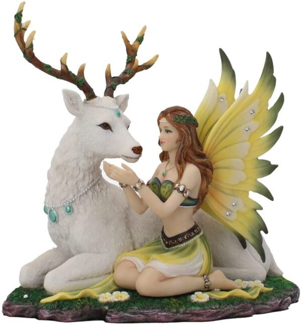 Fantasy Collection~ D4030K8 Adoration Figurine 23.5cm White, Resin, One Size