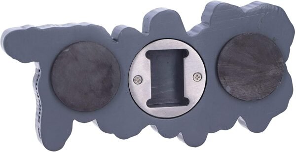 Band Merchandise~ Officially Licensed Slipknot Logo Bottle Opener Fridge Magnet, Black, 13cm