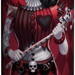 Artist Collections~ James Ryman Dark Jester Lamp 30cm Red