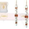 Magnetic Crystal Mat Healing System with Two 7 Inch Quartz Crystal Etheric Weavers for Meditation Massage Yoga Reiki Sleep Balancing Chakras Increasing Prana Positive Energy Spiritual Awakening