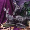 Animal Collection~ Flight Hare Figurine 21.5cm Bronze, Resin, One Size