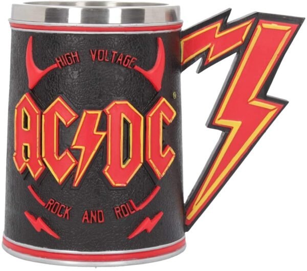 Magicun N.Giftware~ACDC Tankard Black, 14.5cm