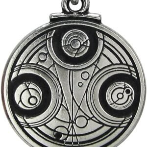 Soloman Pentant~Pewter Time Lord Seal of Gallifrey Pendant