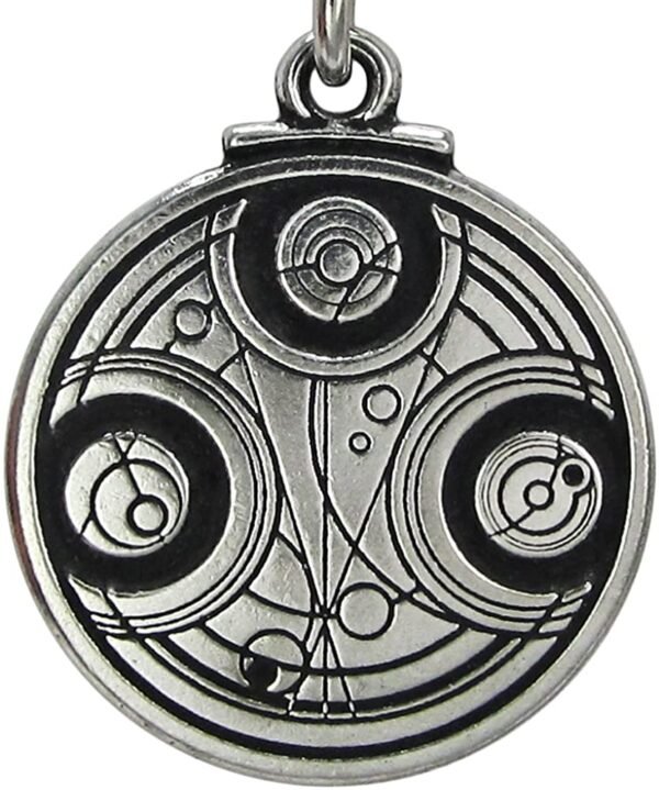 Soloman Pentant~Pewter Time Lord Seal of Gallifrey Pendant