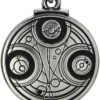 Soloman Pentant~Pewter Time Lord Seal of Gallifrey Pendant