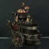 Magic  Collection~Hand Painted Steampunk Style Airship Gondola Statue