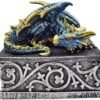 Fantasy Collection~ Dragon Safehold 8.4cm Set of 4, Boxes, Resin, Multi-Coloured