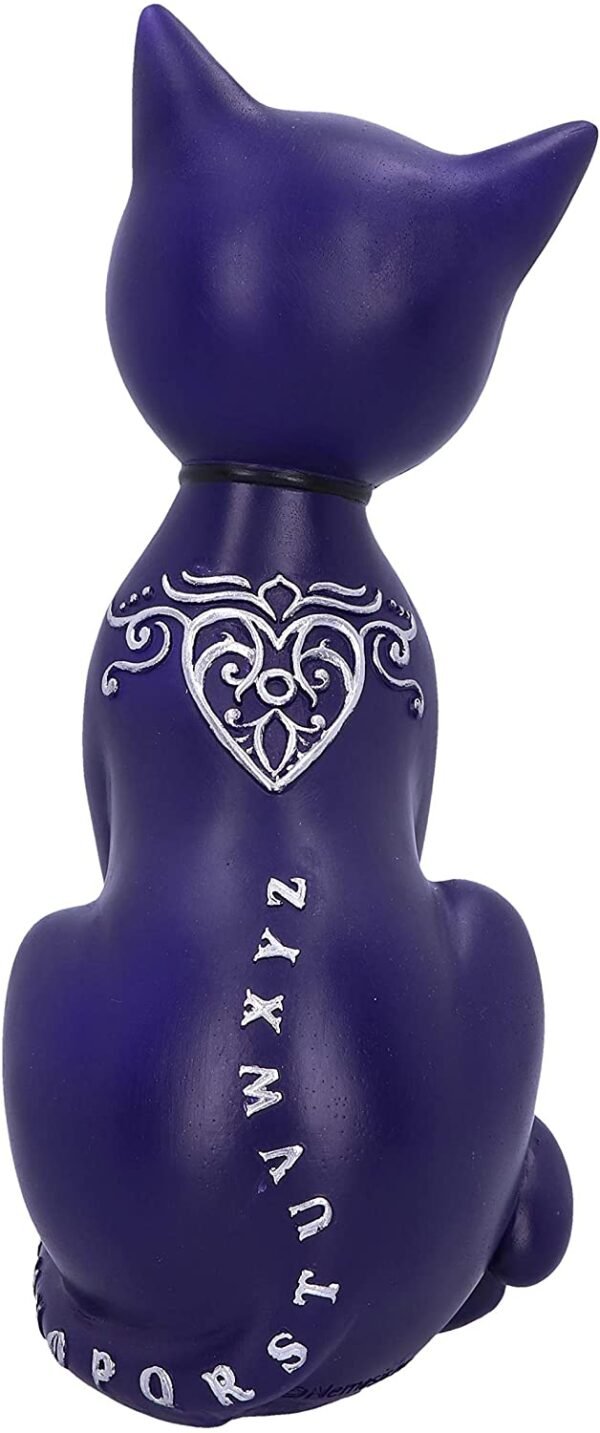 Dark Collection~Purple Mystic Kitty 26cm Ouija Cat Figurine