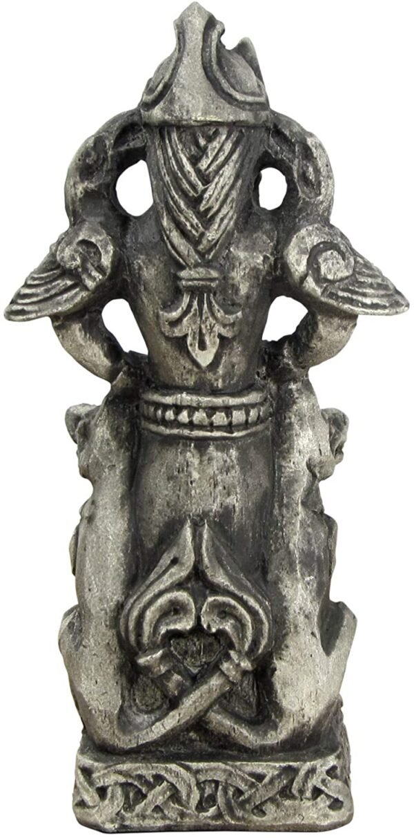 Magicun Altar~Dryad Design The All-Father Norse God Odin Figurine - Stone Finish