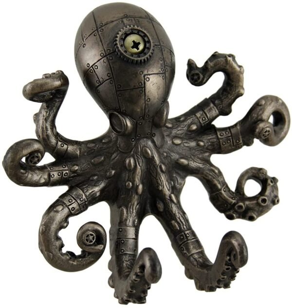 Magic  Collection~Antique Bronze Finish Steampunk Octopus Wall Hook