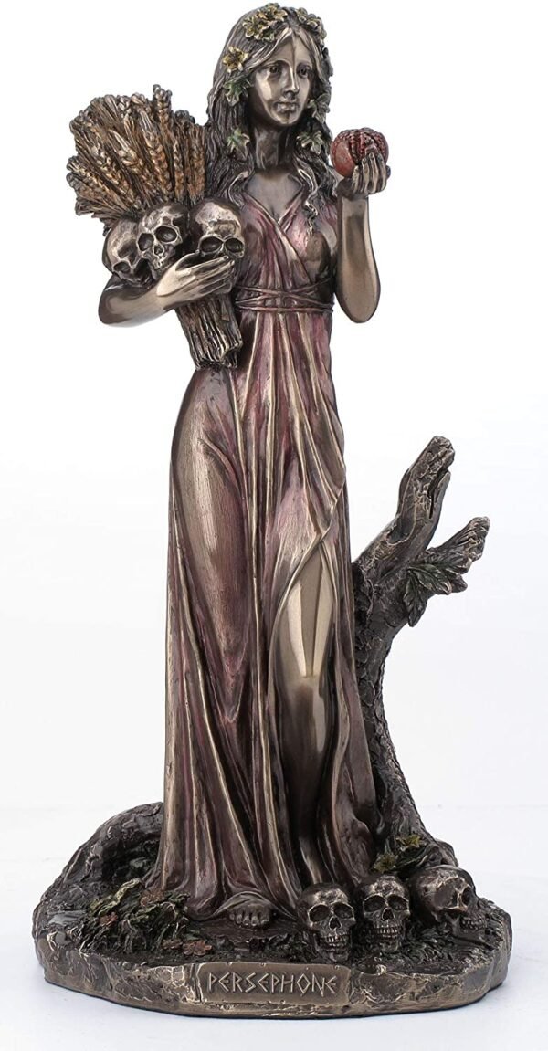 Magic  Collection~10.25 Inch Persephone Greek Goddess of Vegetation and The Underworld Antique Bronze Finish Statue