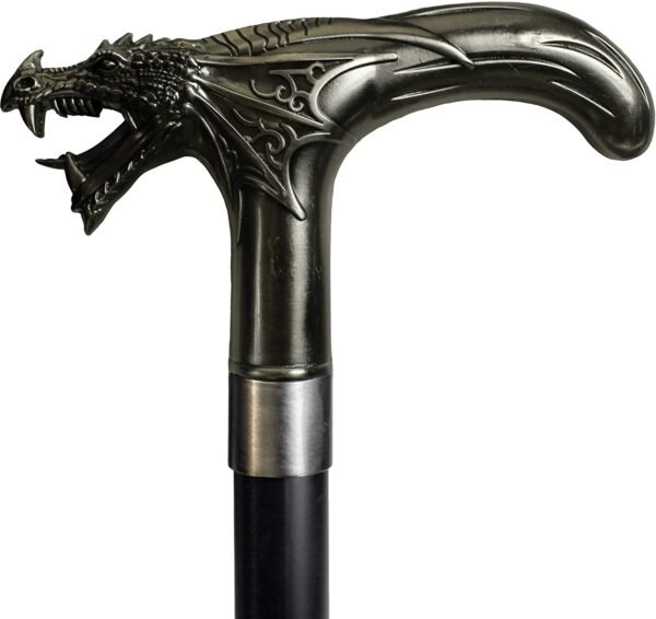Fantasy Collection~ Dragon's Roar Swaggering Cane 89cm, Black, One Size