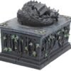 Magicun N.Giftware~Dragon Tarot Box Black, Resin, 18cm