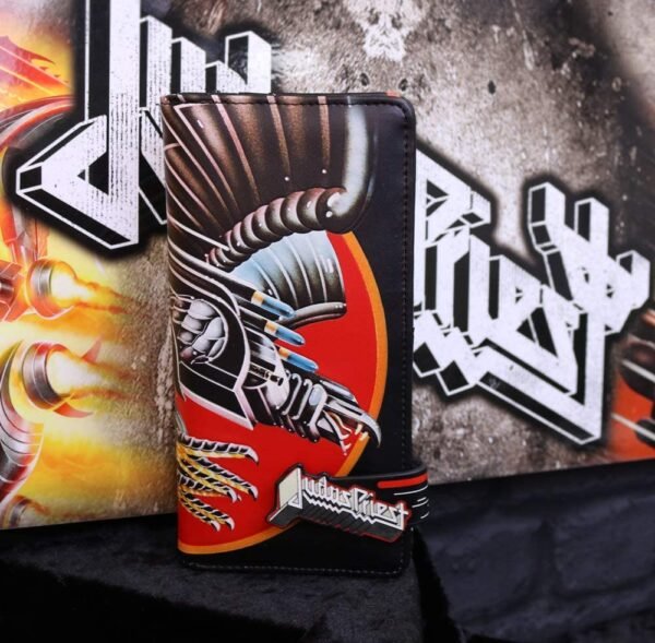 Band Merchandise~ Judas Priest Screaming for Vengeance Purse 18.5cm, PU, Black
